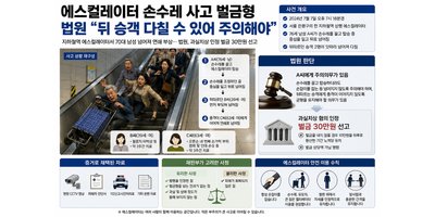 에스컬레이터 손수레 사고 벌금형, 법원 “뒤 승객 다칠 수 있어 주의해야”
